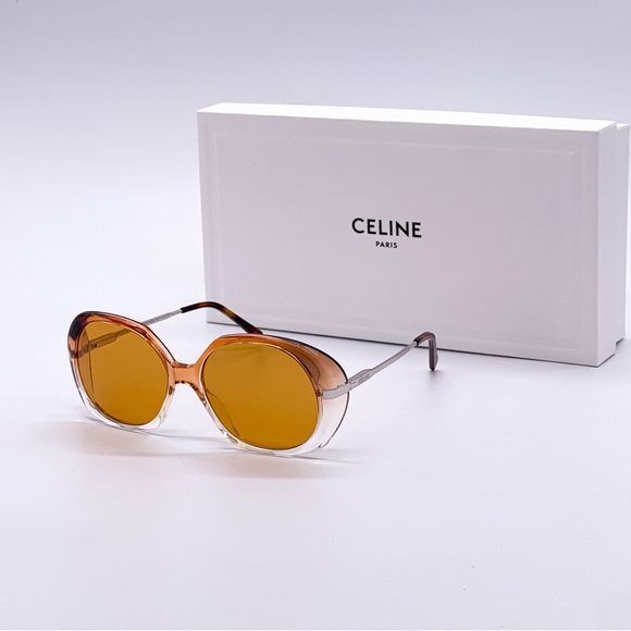 NEW CELINE SUNGLASSES CL40036U 50E METAL UNISEX EYEWEAR - Picture 1 of 10